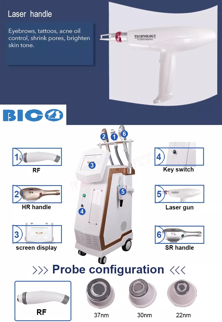 Hình ảnh&nbsp;Máy triệt lông 4in1 FQ Beauty RF